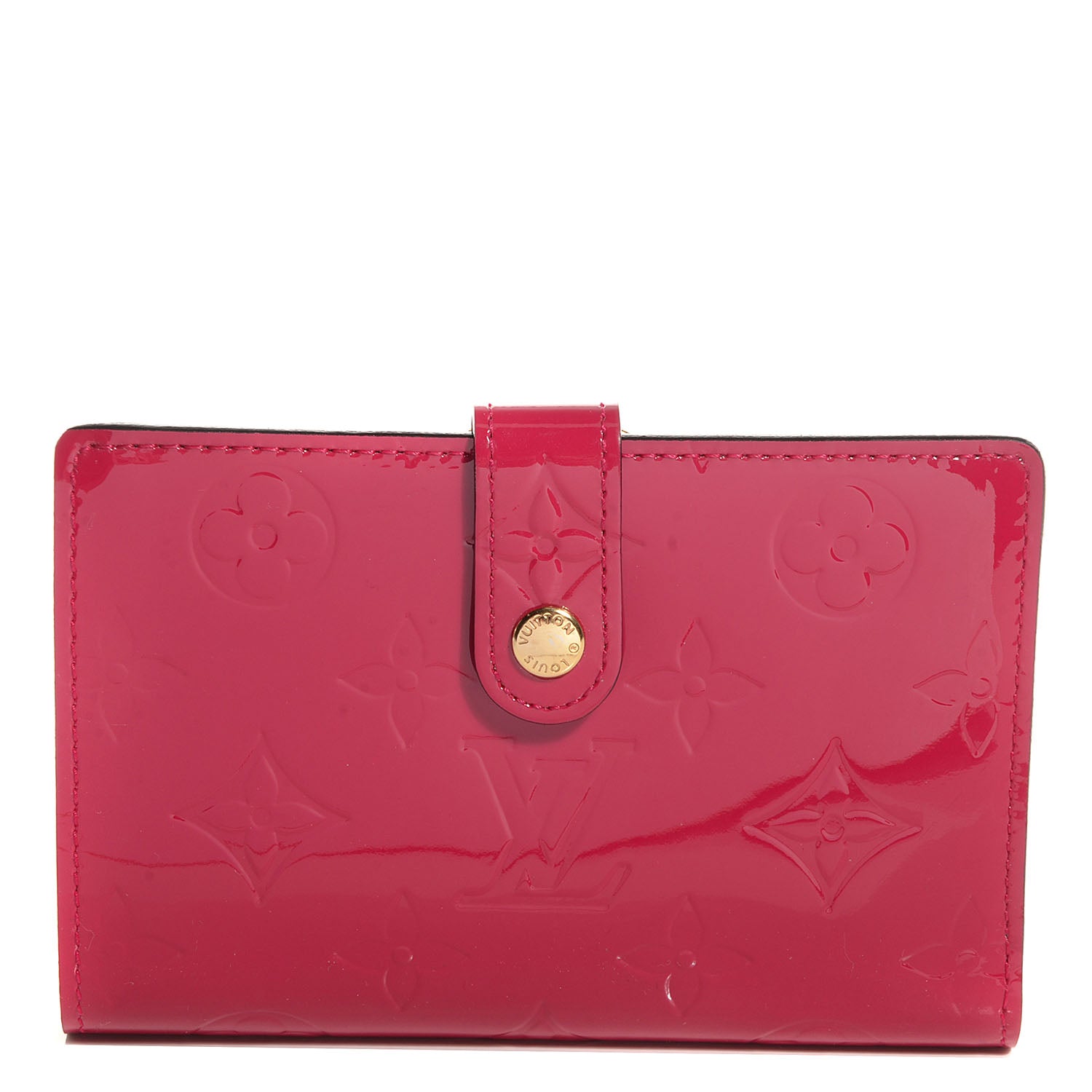 Louis Vuitton Vernis French Purse Wallet Rose Indien 1 of 7