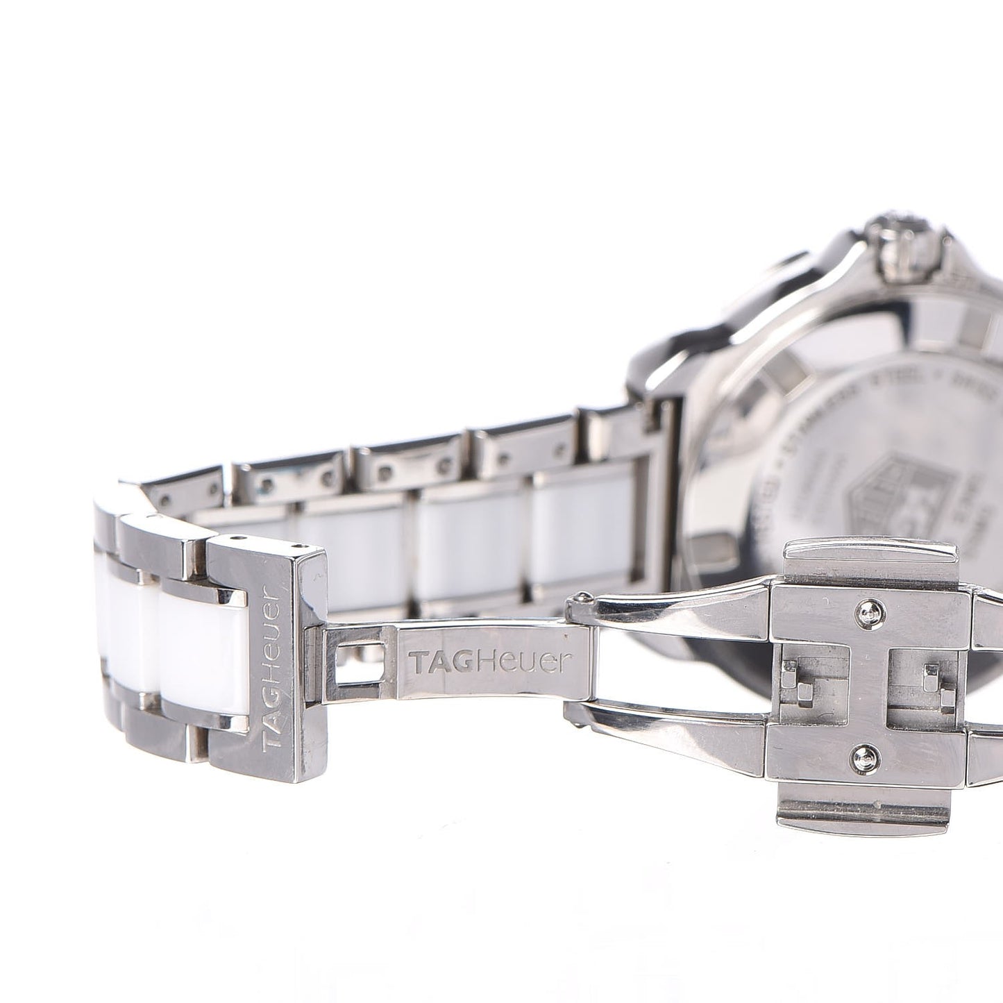 Stainless Steel Ceramic Diamond 32mm Formula 1 Quartz Watch White WAH1313