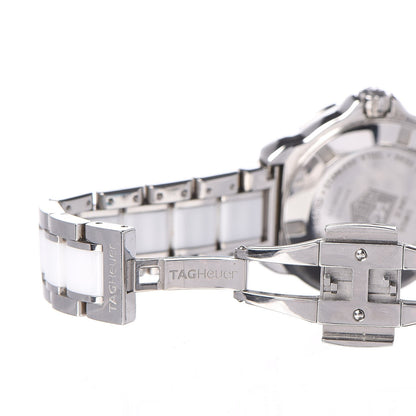 Tag Heuer Stainless Steel Ceramic Diamond 32mm Formula 1 Quartz Watch White WAH1313 7 of 10