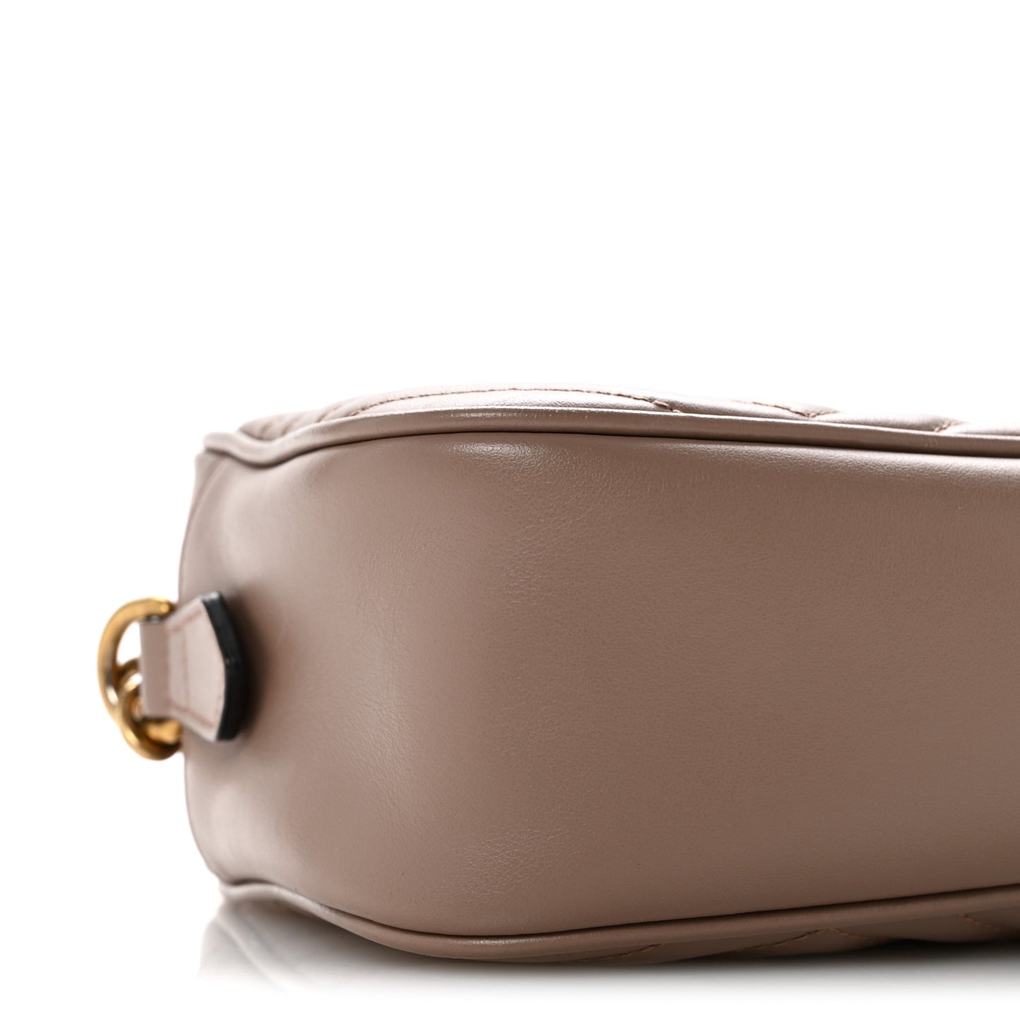 Calfskin Matelasse Small GG Marmont Chain Shoulder Bag  Porcelain Rose