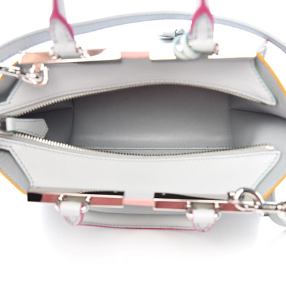 Fendi Vitello Dolce Mini 3jours Tote Grigio Perla 5 of 12