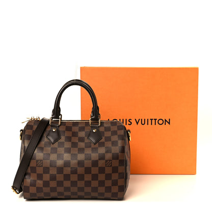 Louis Vuitton Damier Ebene Speedy Bandouliere 25 12 of 12