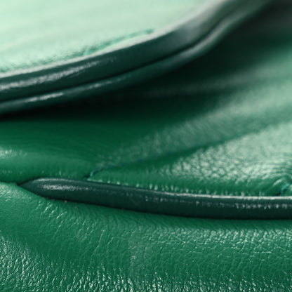 Gucci Azalea Calfskin Enamel Matelasse Diagonal Small Torchon GG Marmont Shoulder Bag New Shamarock Emerald 14 of 15