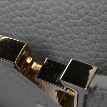 Louis Vuitton Taurillon Capucines BB Flint Grey 12 of 12