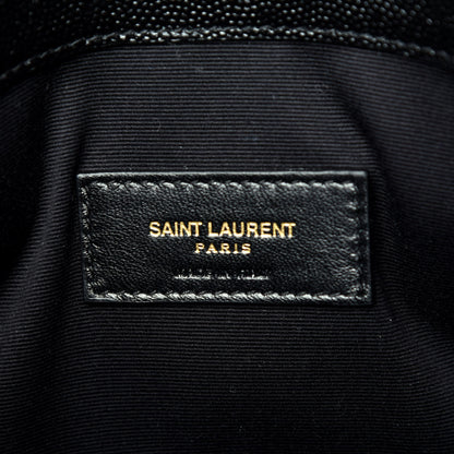 Saint Laurent Grain De Poudre Uptown Pouch Black 11 of 22