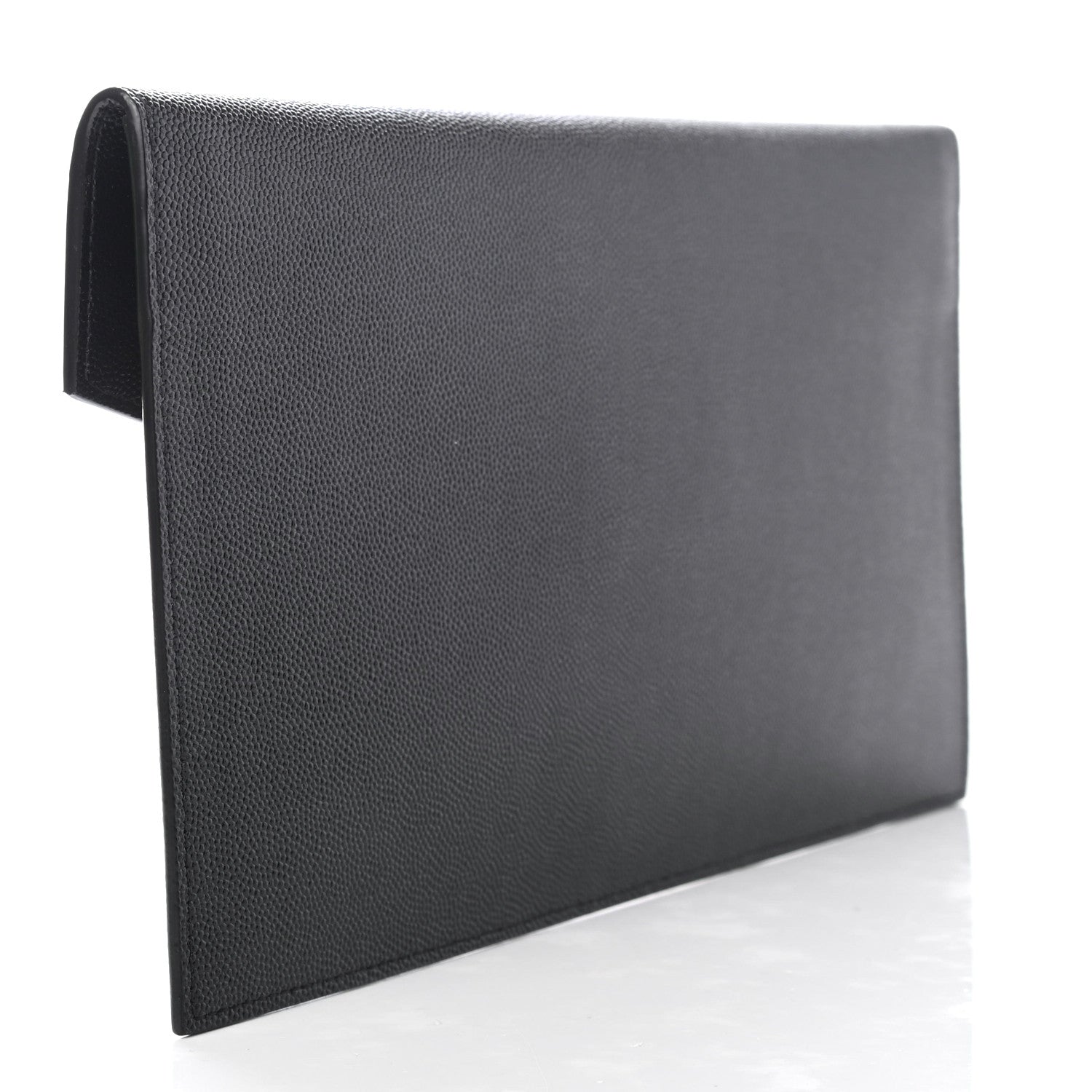 Saint Laurent Grain De Poudre Uptown Pouch Black 2 of 4