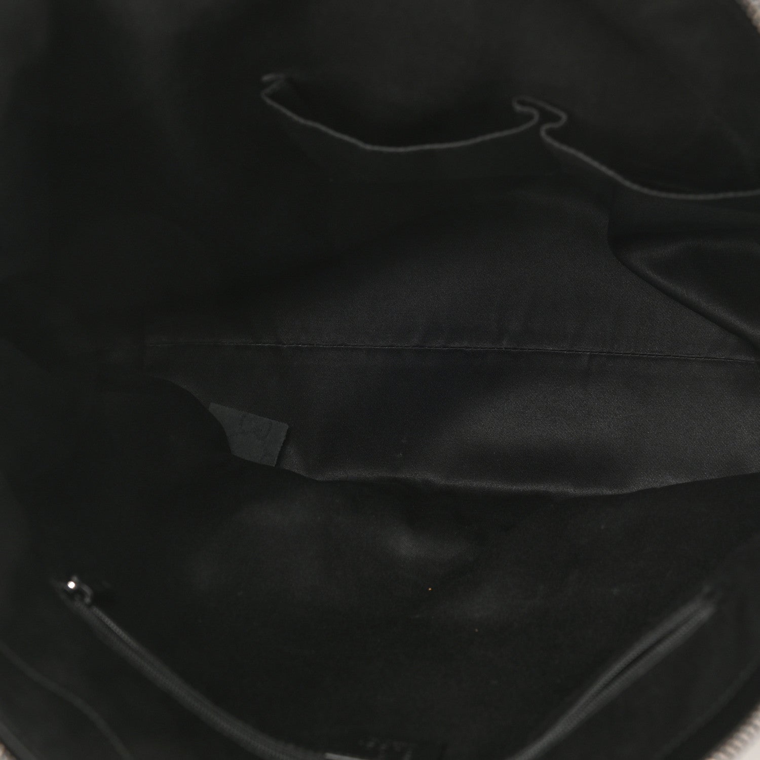 Gucci Guccissima Large GG Charm Convertible Dome Satchel Black 4 of 10