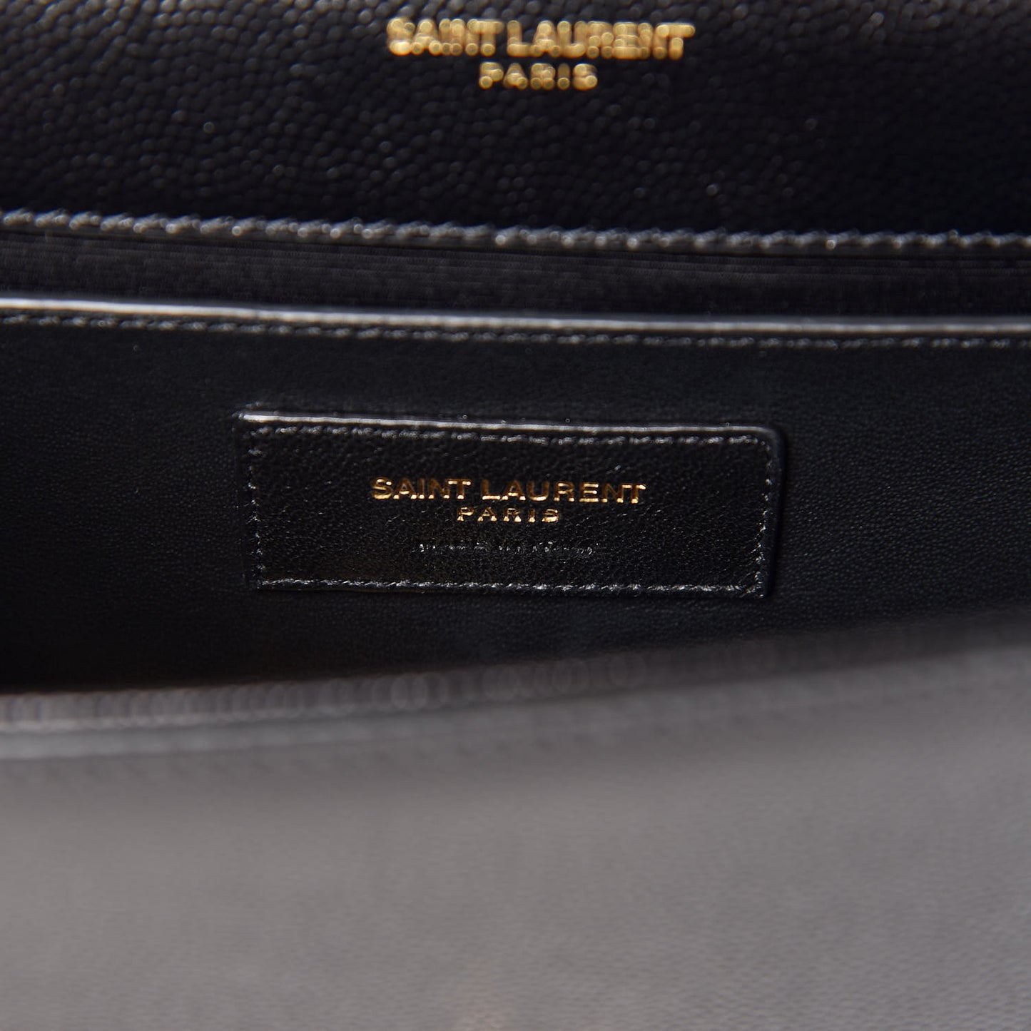 Grain De Poudre Small Monogram Kate Satchel Black