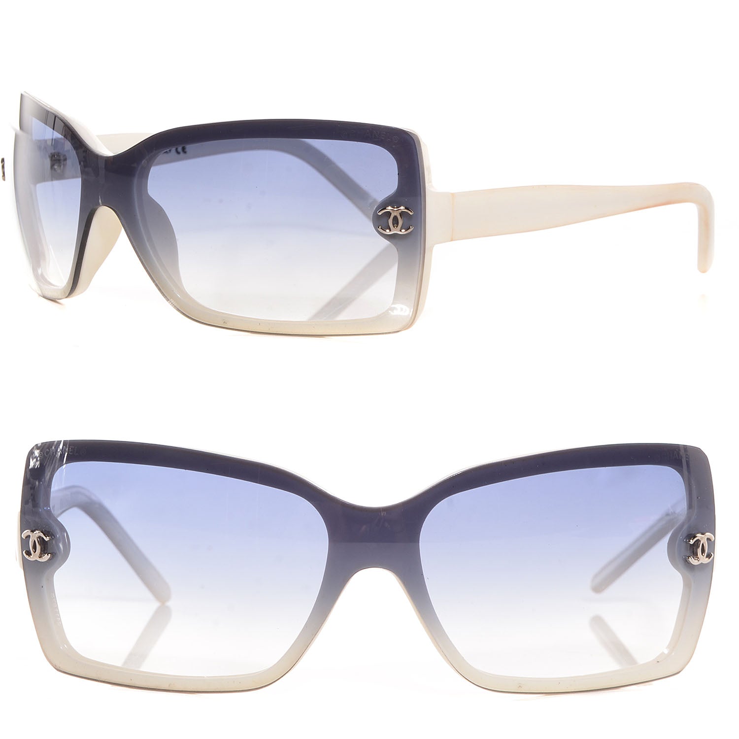Chanel CC Logo Sunglasses 5065 White 1 of 5