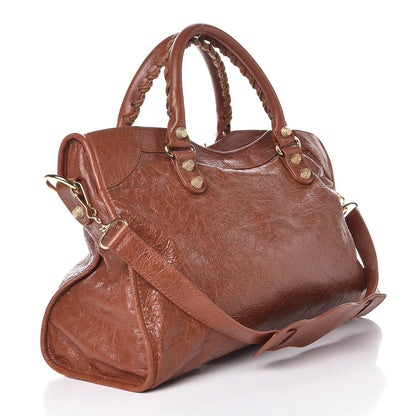 Balenciaga Agneau Giant 12 Gold Hardware City Marron Cognac 3 of 7