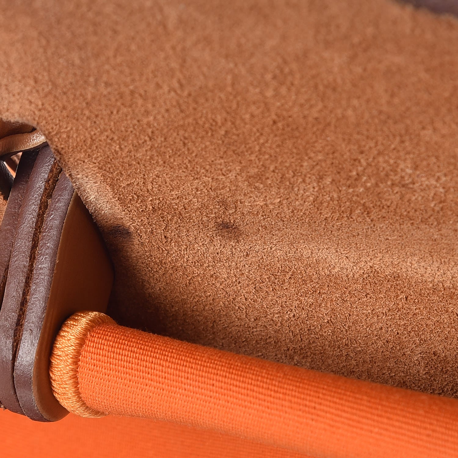 Hermes Vache Hunter Toile Herbag Zip 31 PM Orange 15 of 15