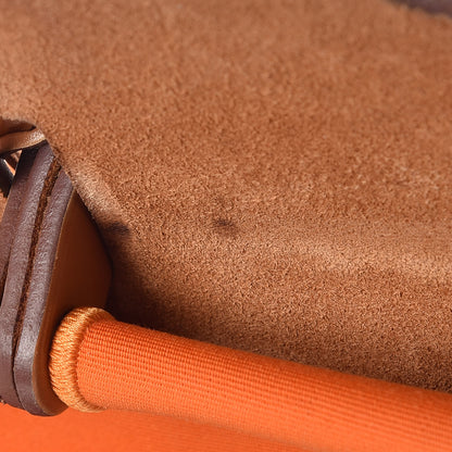 Hermes Vache Hunter Toile Herbag Zip 31 PM Orange 15 of 15