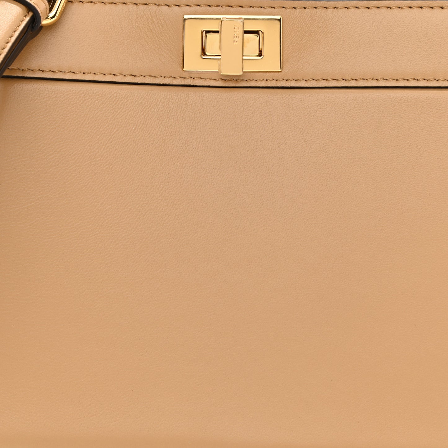 Shiny Nappa Petite Peekaboo I SEE U Satchel Miele Scuro