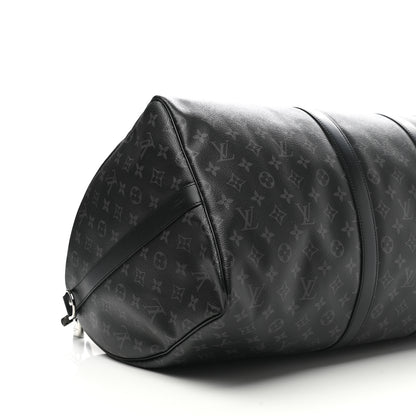 Louis Vuitton Monogram Eclipse Keepall Bandouliere 55 10 of 11