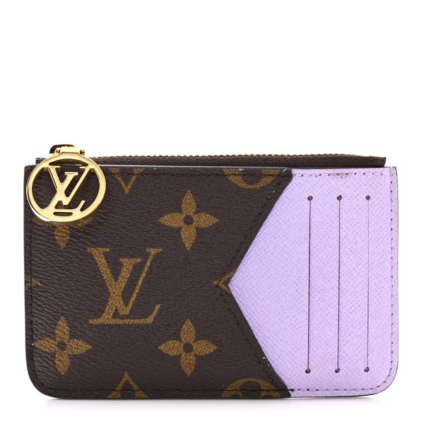 Louis Vuitton Monogram Zipped Romy Card Holder Bubble Tea 1575277