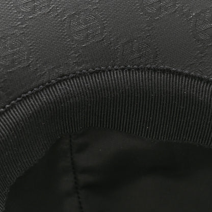 Gucci Calfskin Mesh GG Tennis Embossed Baseball Hat L Black 10 of 10
