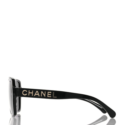 Chanel Acetate Square Sunglasses 5408-A Black 3 of 8