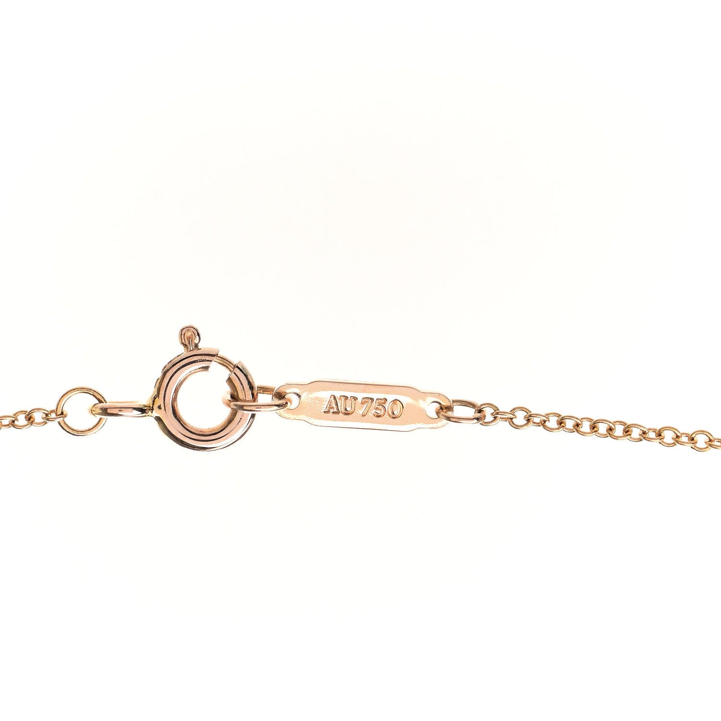 18K Rose Gold Diamond Atlas Bar Pendant Necklace