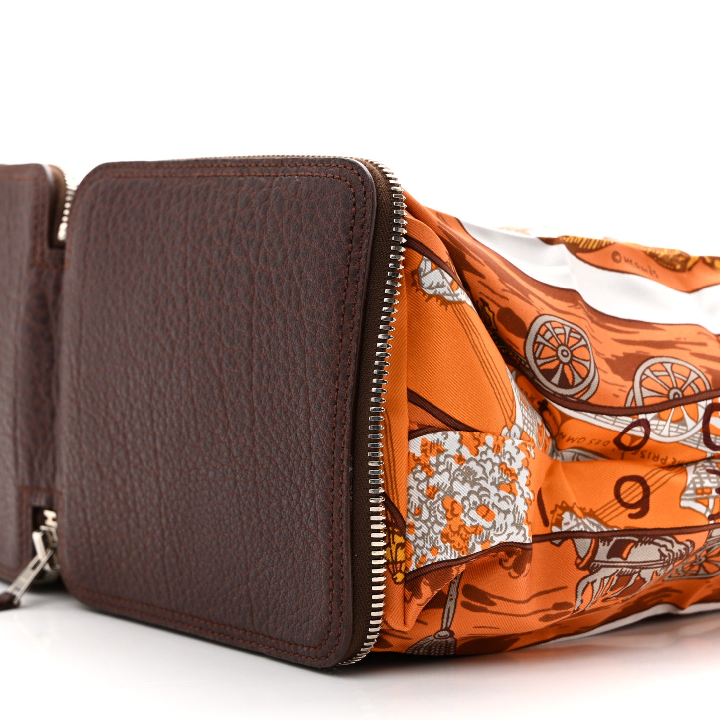 Buffle Silky Jeu Des Omnibus Et Dames Blanches Pop Shopper Tote Orange Multicolor