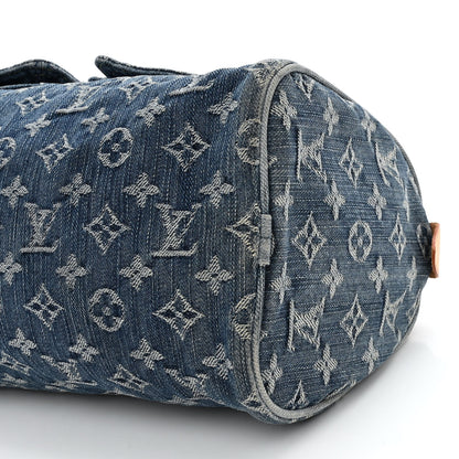 Louis Vuitton Monogram Denim Neo Speedy Blue 10 of 14
