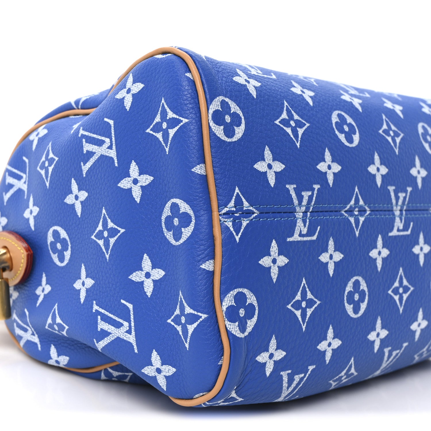Louis Vuitton Calfskin Monogram Speedy P9 Bandouliere 25 Blue