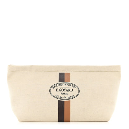 Goyard Canvas Necessaire Organizer Pouch Off White 1 of 6