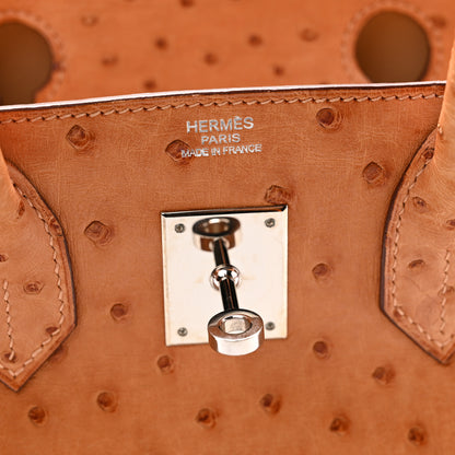 Hermes Ostrich Birkin 30 Sable 5 of 12
