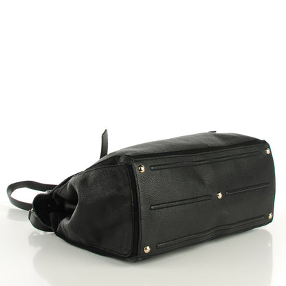 Saint Laurent Calfskin Suede Large Muse Two Black 4 of 7