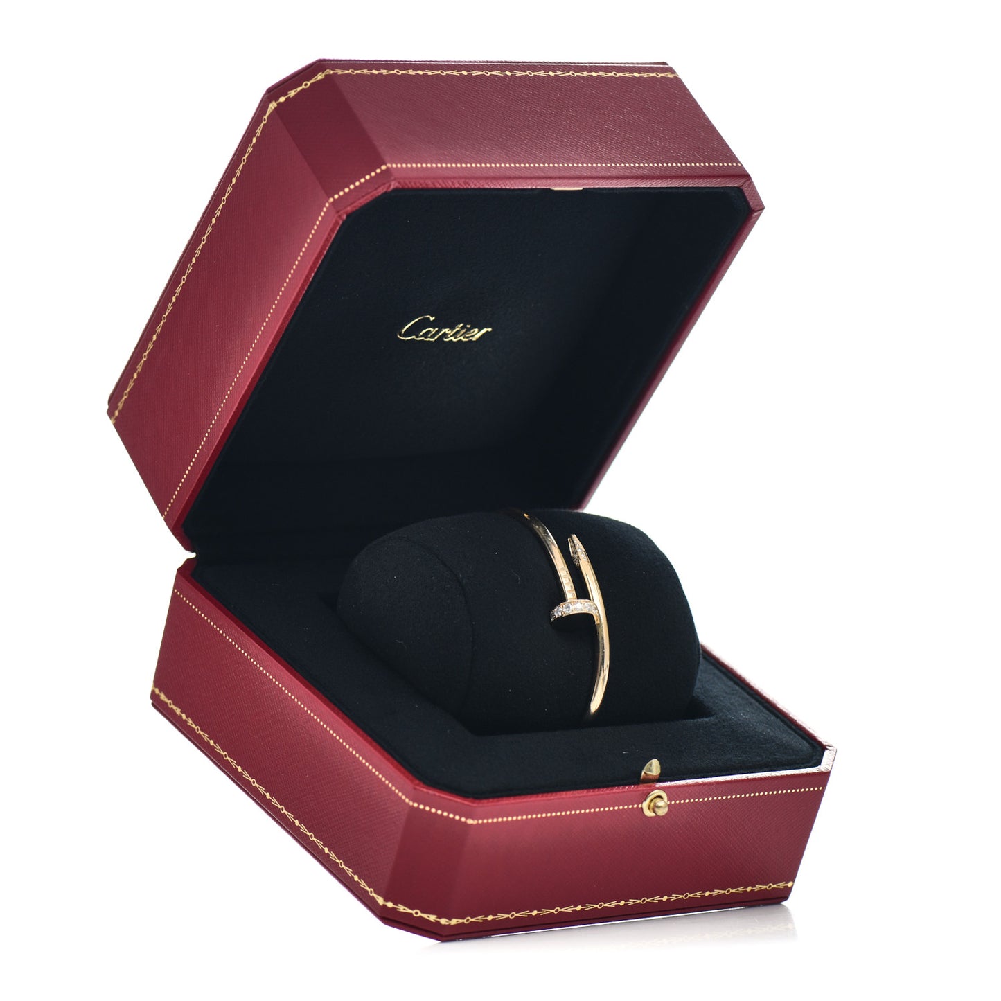 18K Yellow Gold Diamond Juste Un Clou Bracelet 16