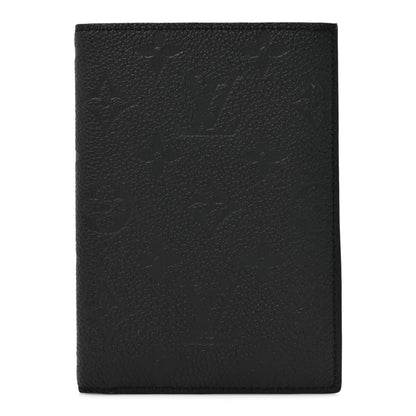 Louis Vuitton Empreinte Monogram Passport Cover Black 1 of 6