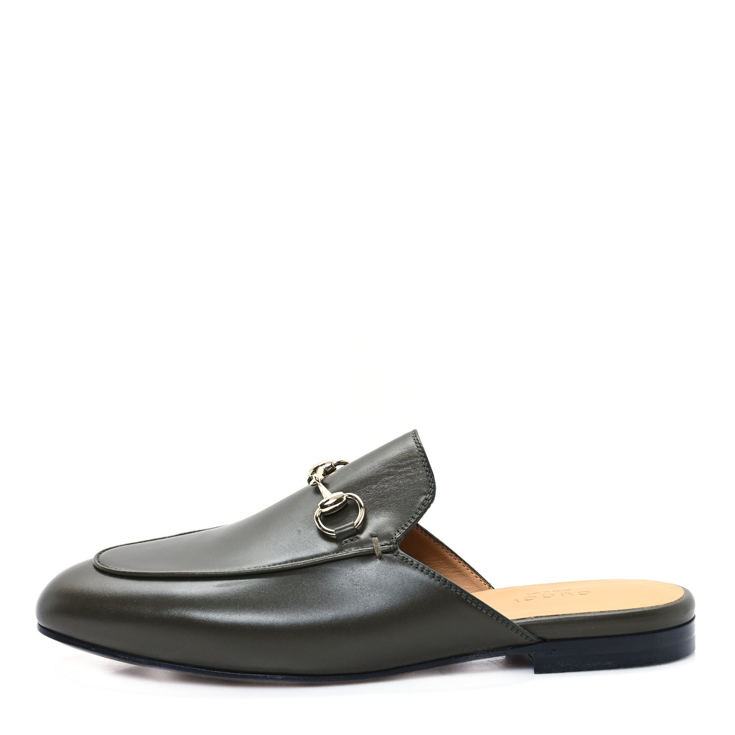 Calfskin Womens Princetown Slippers 37.5 Luscious Green