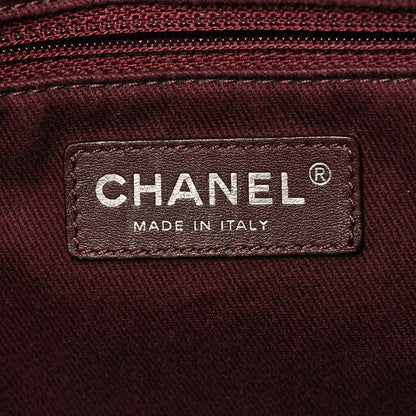 Chanel Iridescent Calfskin Quilted Large In The Mix Tote Dark Brown 6 of 11