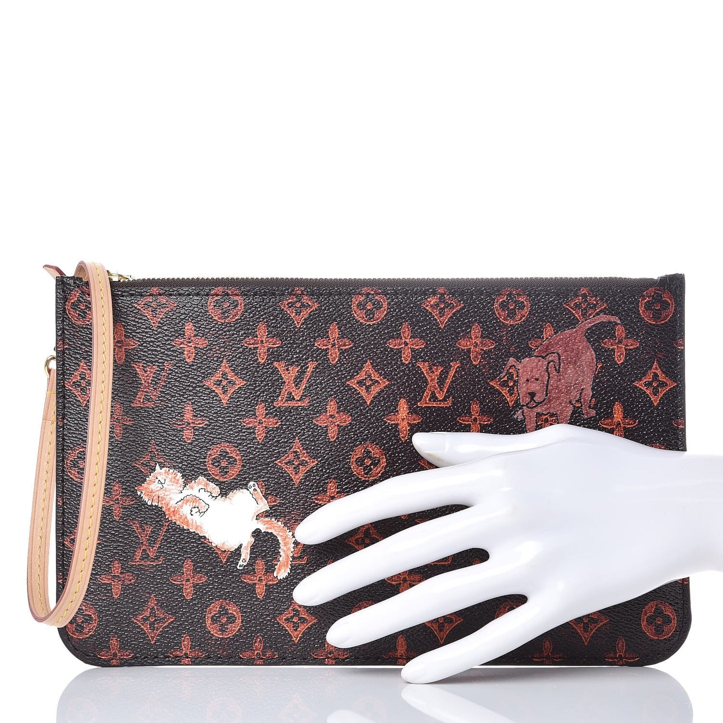 Catogram Neverfull MM GM Pochette Marron