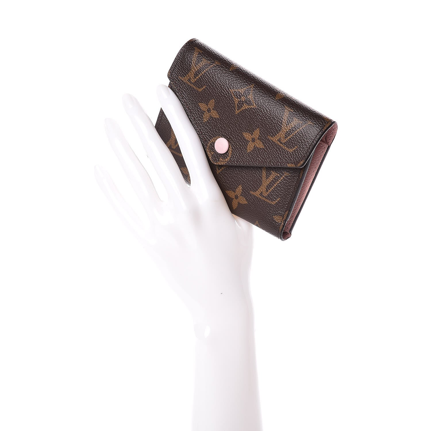 Louis Vuitton Monogram Victorine Wallet Rose Ballerine 2 of 10