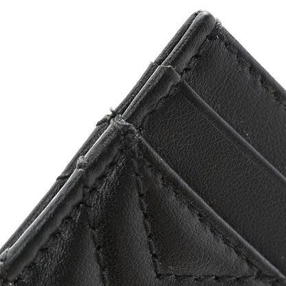Gucci Calfskin Matelasse GG Marmont Card Holder Black 7 of 8