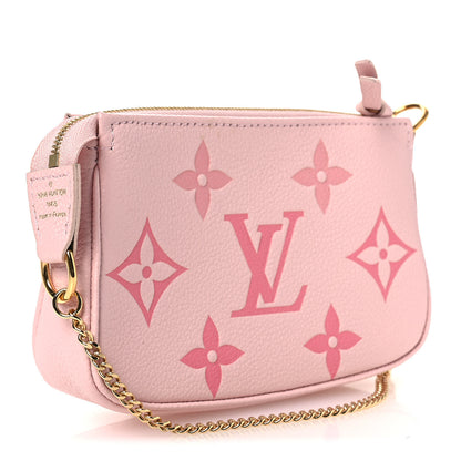 Louis Vuitton Empreinte Monogram Giant By The Pool Mini Pochette Accessories Bouton De Rose 3 of 9
