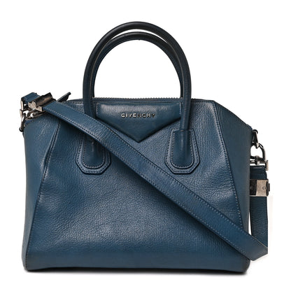 Givenchy Sugar Goatskin Small Antigona Ocean Blue 1 of 11
