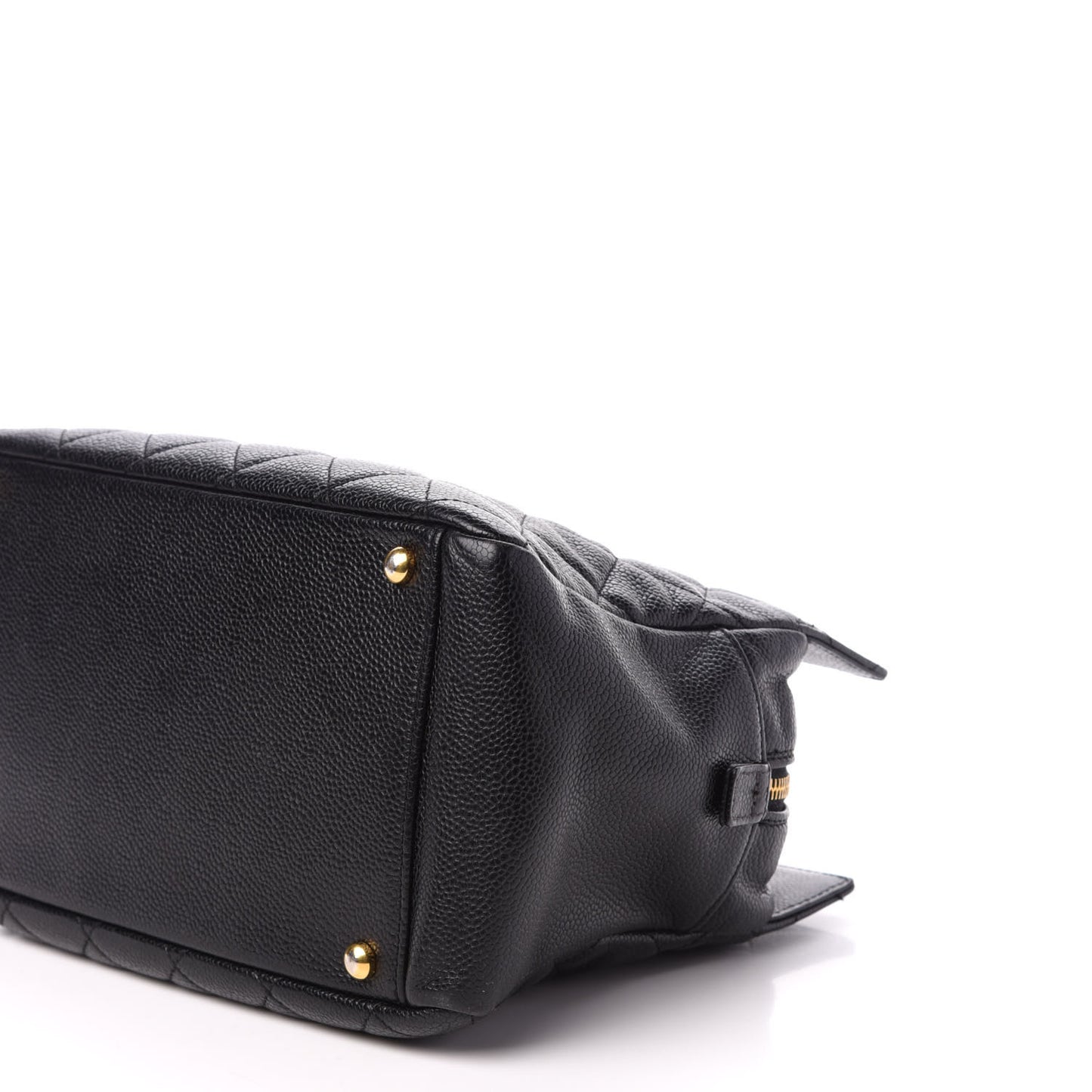 Caviar Quilted Petit Timeless Tote PTT Black