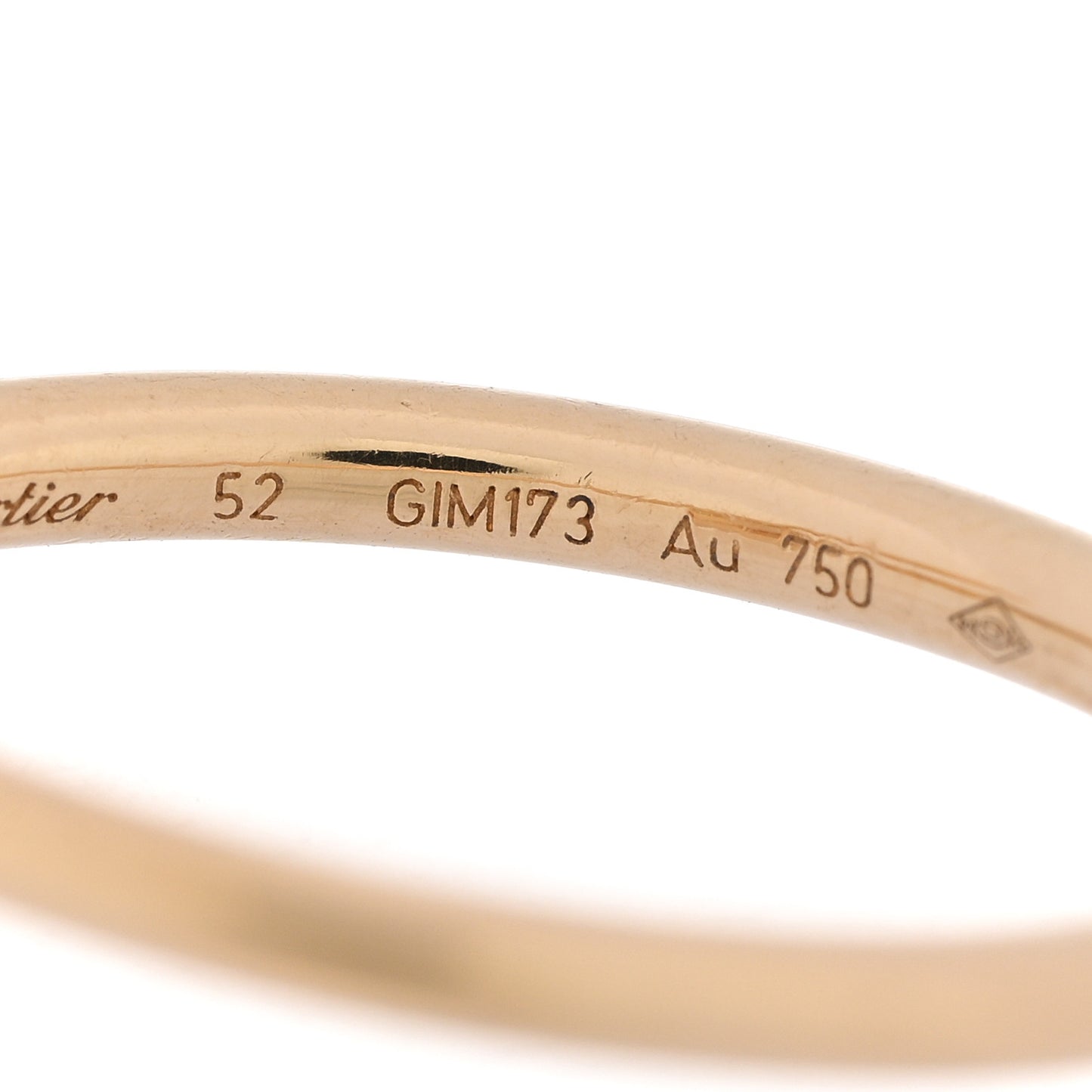 18K Yellow Gold Small Juste Un Clou Ring 52 6