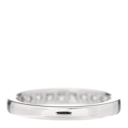 Tiffany Platinum Diamond .33ctw Half Circle Wedding Band Ring 52 6 3 of 5