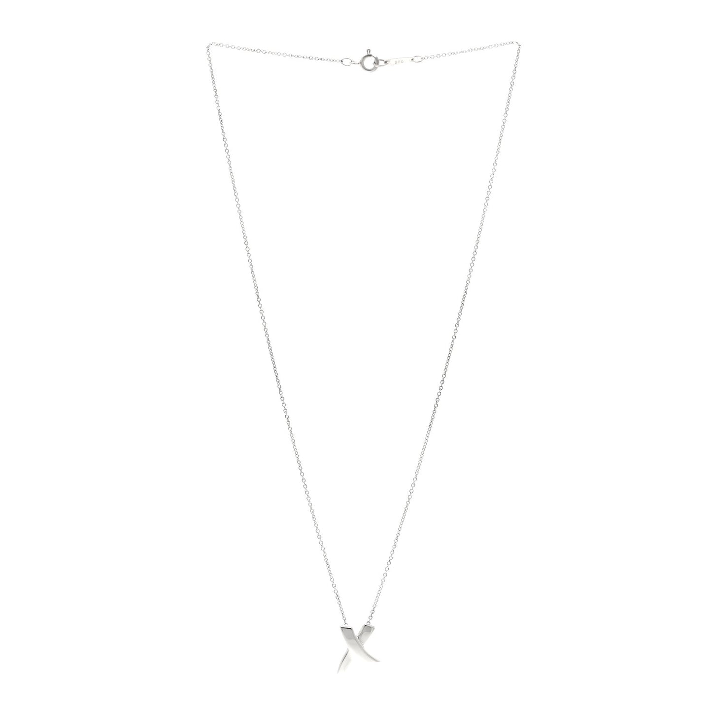 Sterling Silver Paloma Picasso Graffiti X Pendant Necklace