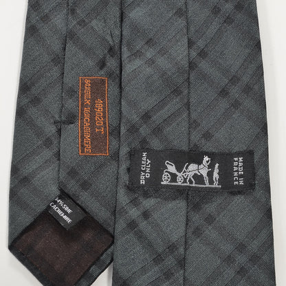 Hermes Mens Cashmere Silk Neck Tie 3 of 4