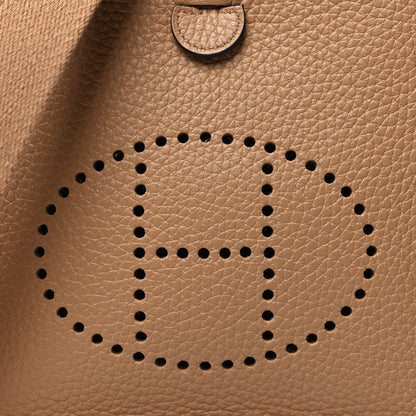 Hermes Taurillon Clemence Amazone Evelyne TPM Chai 8 of 10