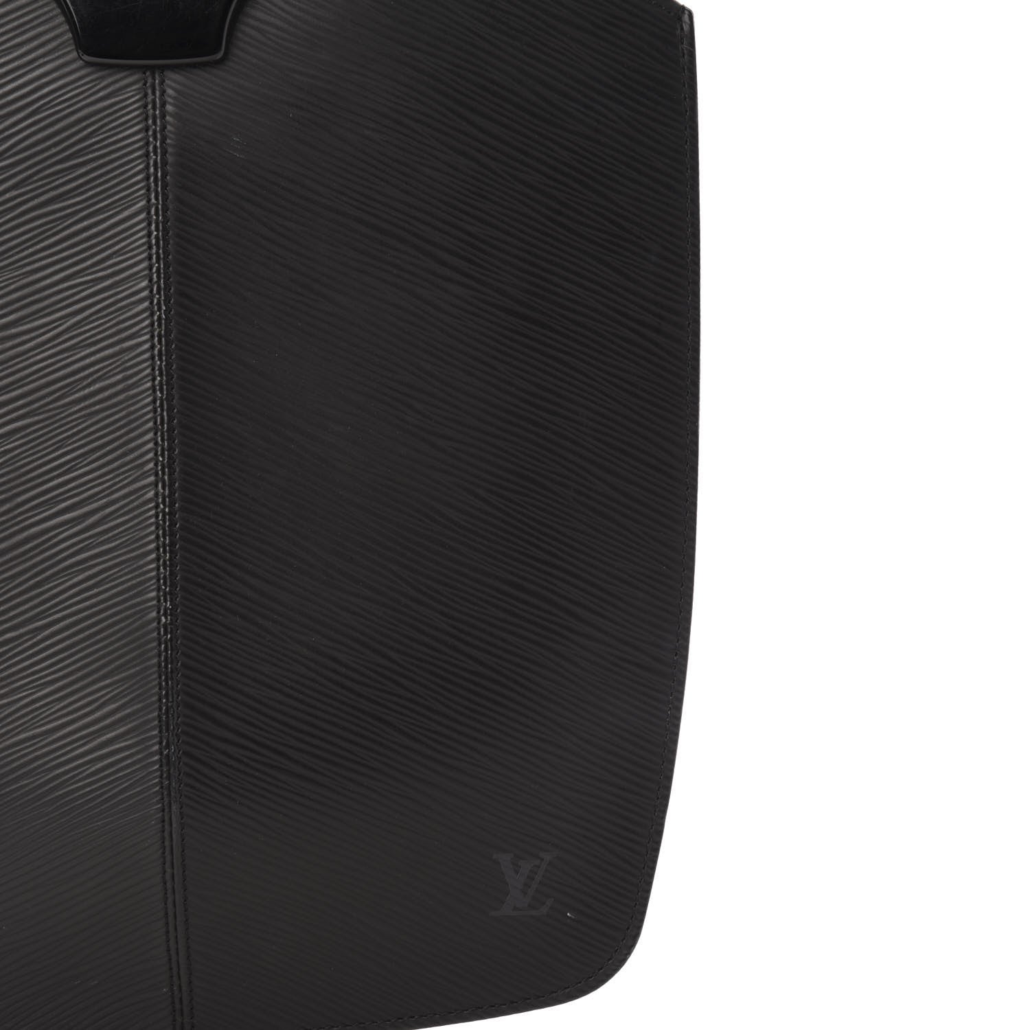 Louis Vuitton Epi Demi Lune Tote Black 9 of 10