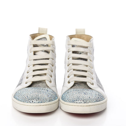 Christian Louboutin Glitter Bip Bip Strass Womens Flat Sneakers 36 Version Multi 2 of 9