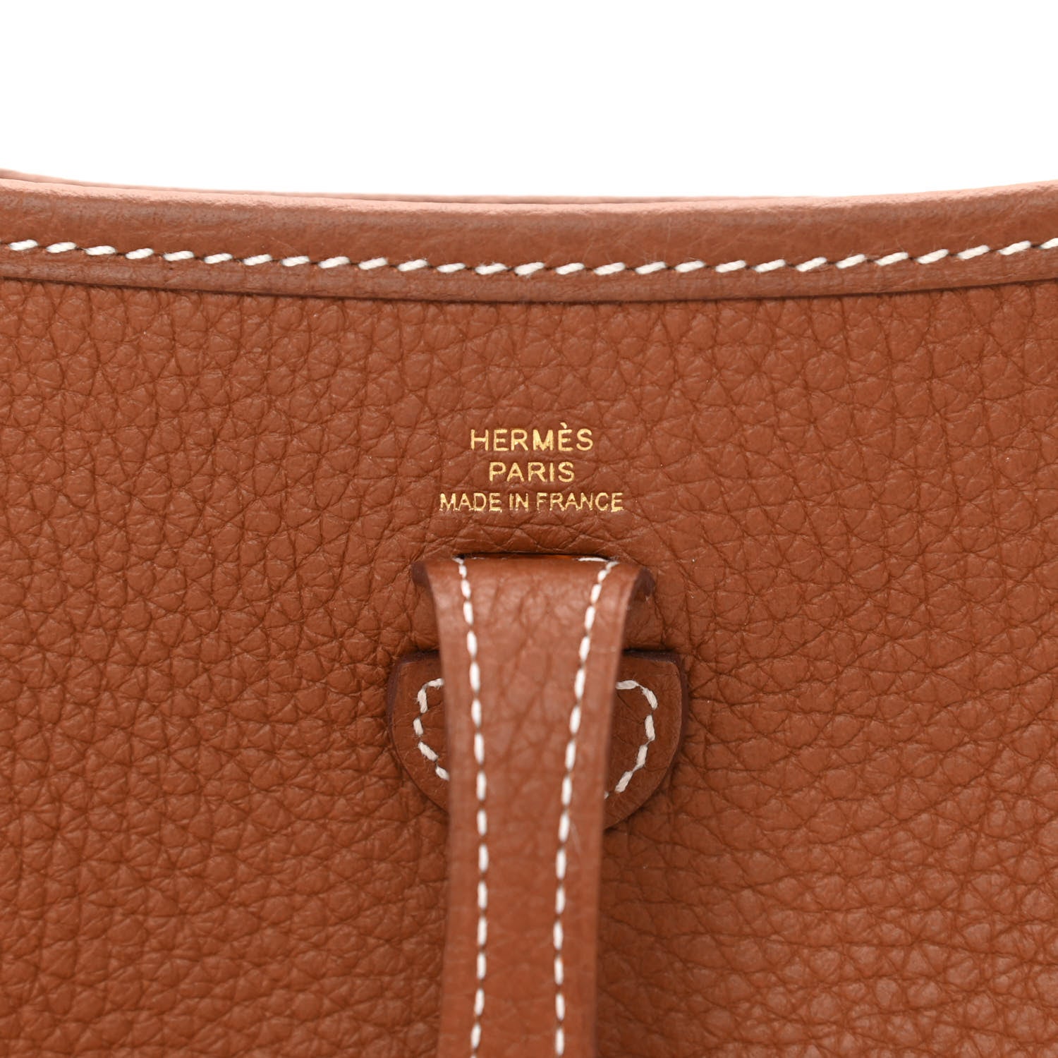 Hermes Taurillon Clemence Evelyne TPM Gold 5 of 10