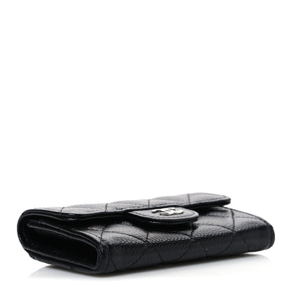Chanel Caviar Quilted Flap Card Holder Black 4 of 8