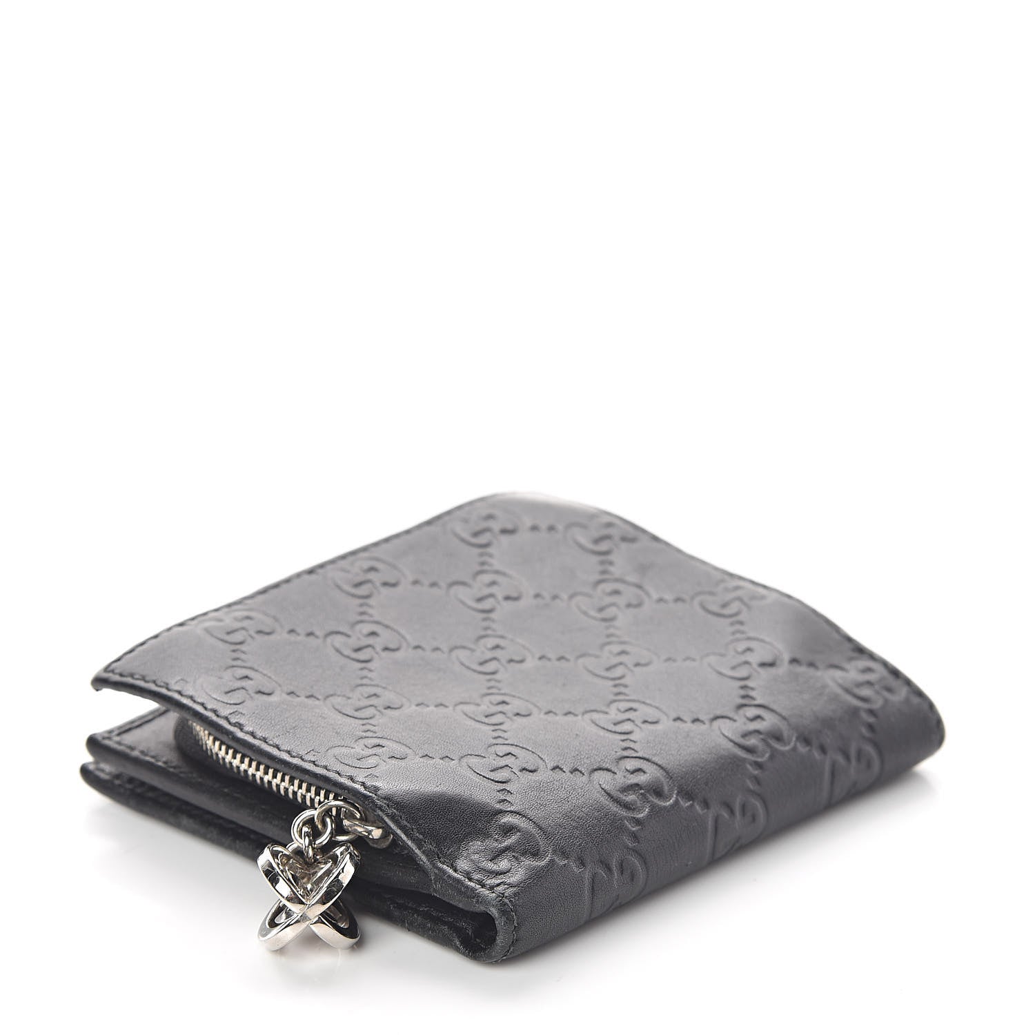 Gucci Guccissima Twins French Wallet Black 4 of 6