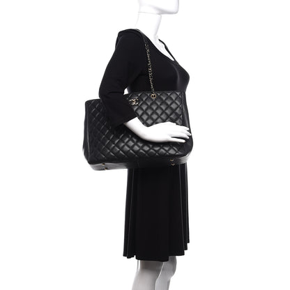 Chanel Caviar Quilted Large Shopping Tote Black 2 of 10