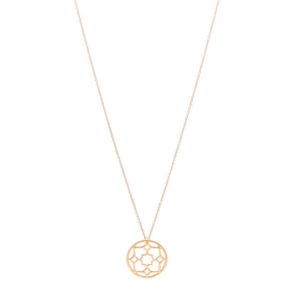 Tiffany 18K Yellow Gold Paloma Picasso Zellige Medallion Pendant Necklace 1 of 6